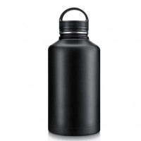 Double Vacuum Insulated Stainless Steel Thermos 64 Ounce 1/2 Gallon Water Bottle with Custom Logo