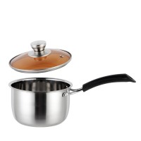 stainless steel  soup pot milk boiling pot