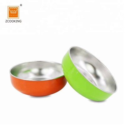 18/10 Stainless Steel And Plastic Baby Food Bowl