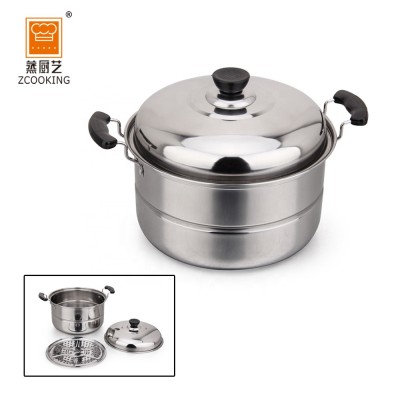 Stainless Steel Steamer Cooking Pot With Lid