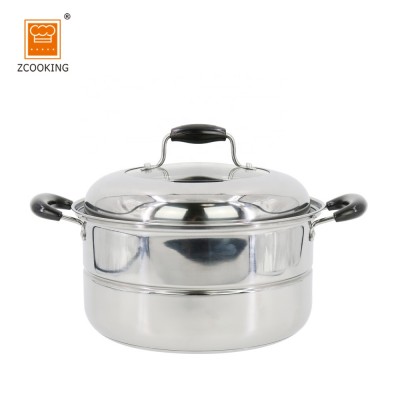 Amazon Stainless Steel Food Steamer Pot /Dumpling Steamer Pot With Lid